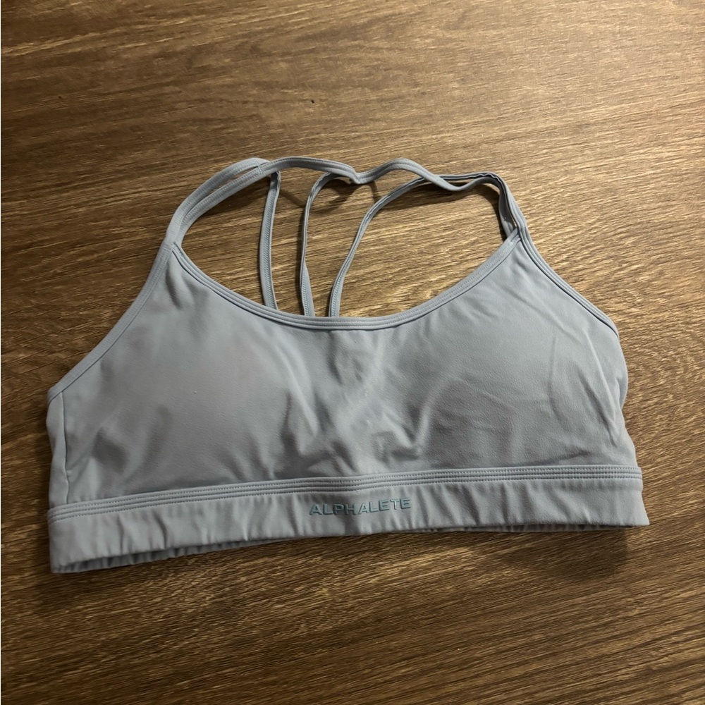 Alphalete Women's Soft Gray Sports Bra